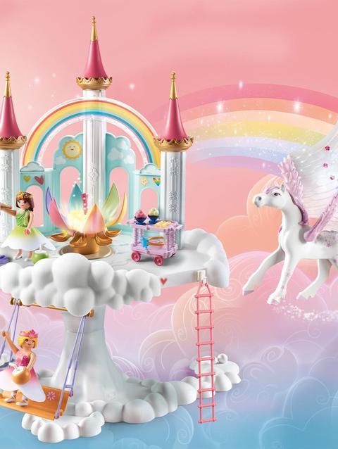 Rainbow Castle in the Clouds