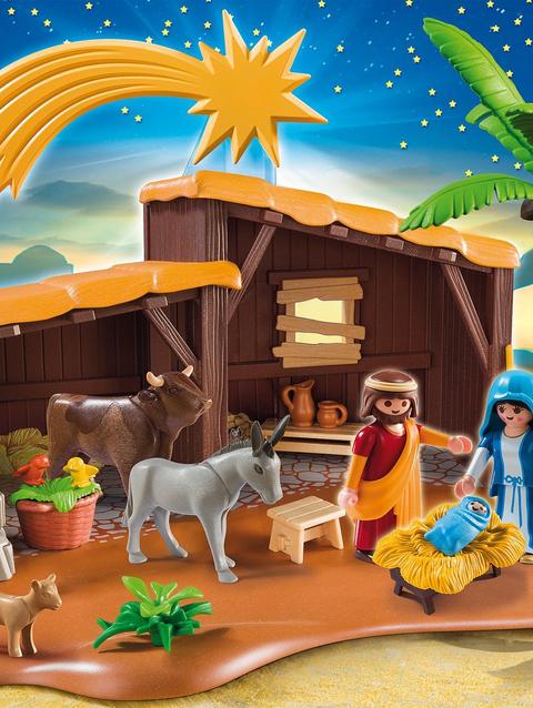 Nativity Stable with Manger